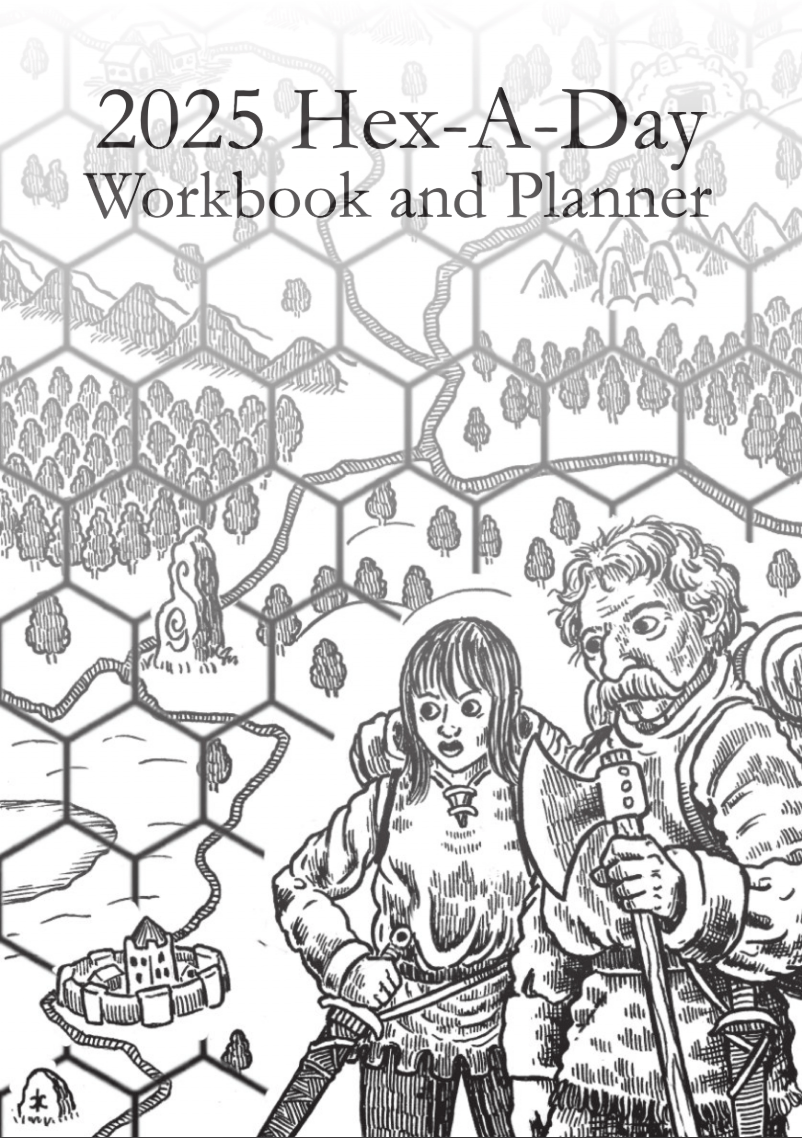 2025 Hex - A - Day Spiral Workbook and Planner + PDF - Exalted Funeral