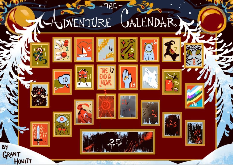 Adventure Calendar + PDF - Exalted Funeral