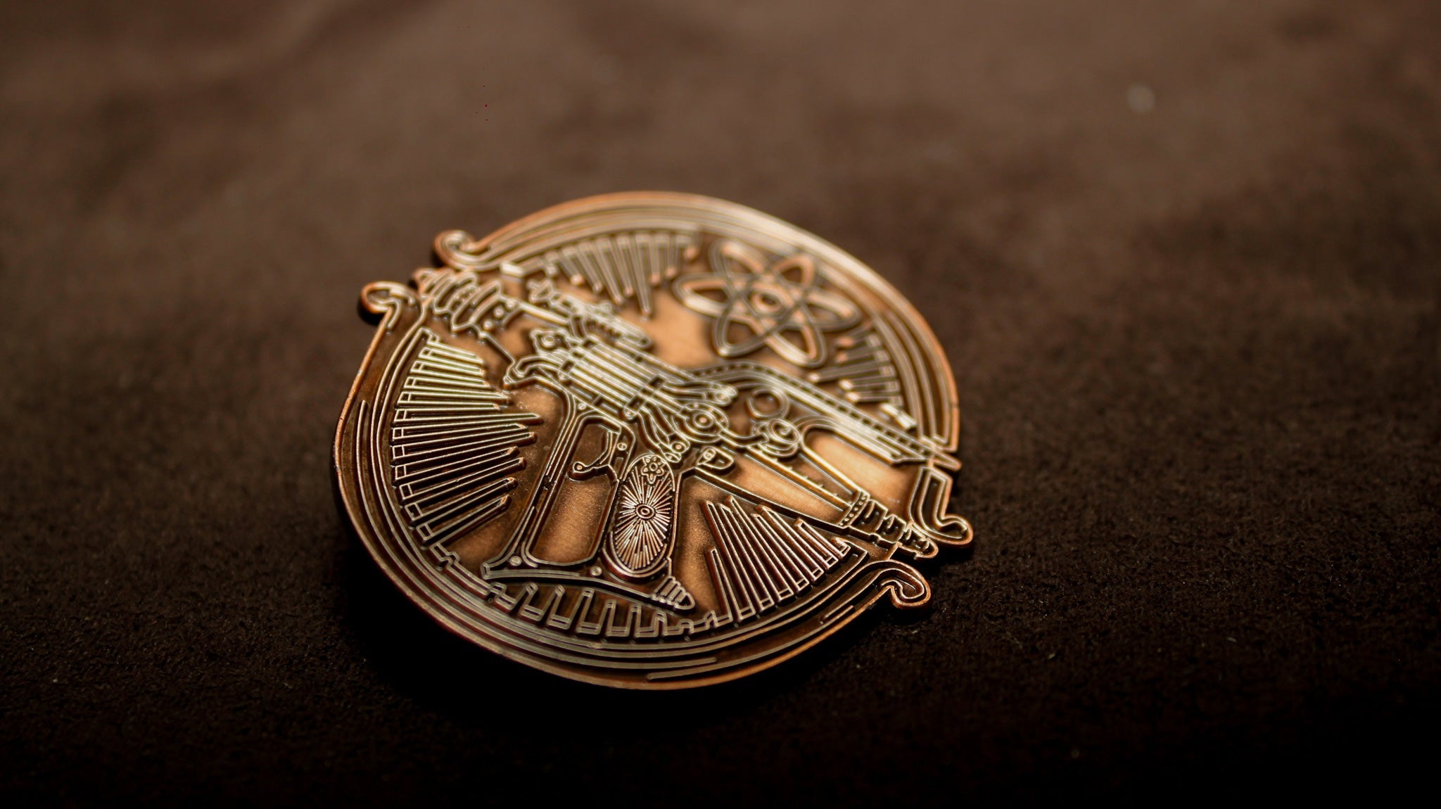 Dr. Grordbort's Copper Officer's Pin - Exalted Funeral