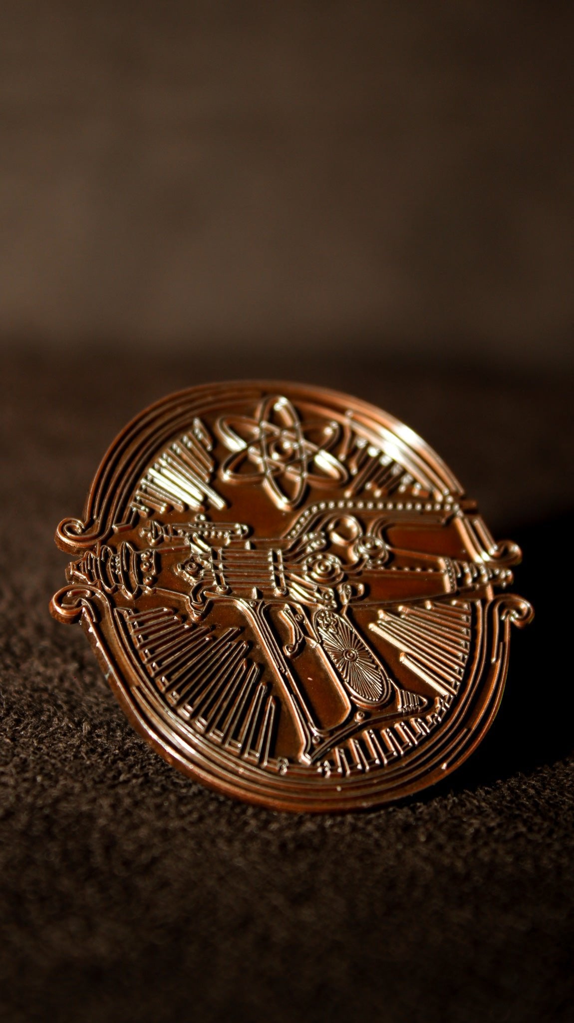 Dr. Grordbort's Copper Officer's Pin - Exalted Funeral