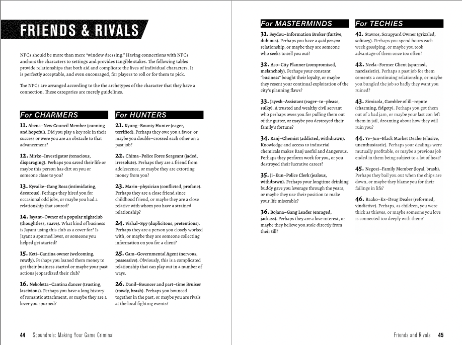 Scoundrels: Make Your Game Criminal + PDF - Exalted Funeral