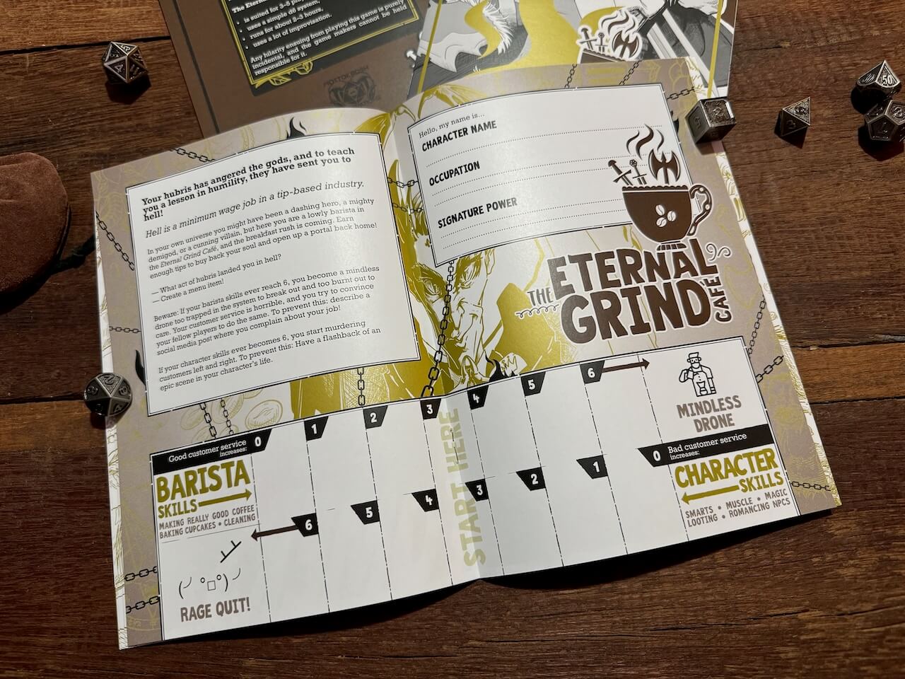 The Eternal Grind Café + PDF - Exalted Funeral