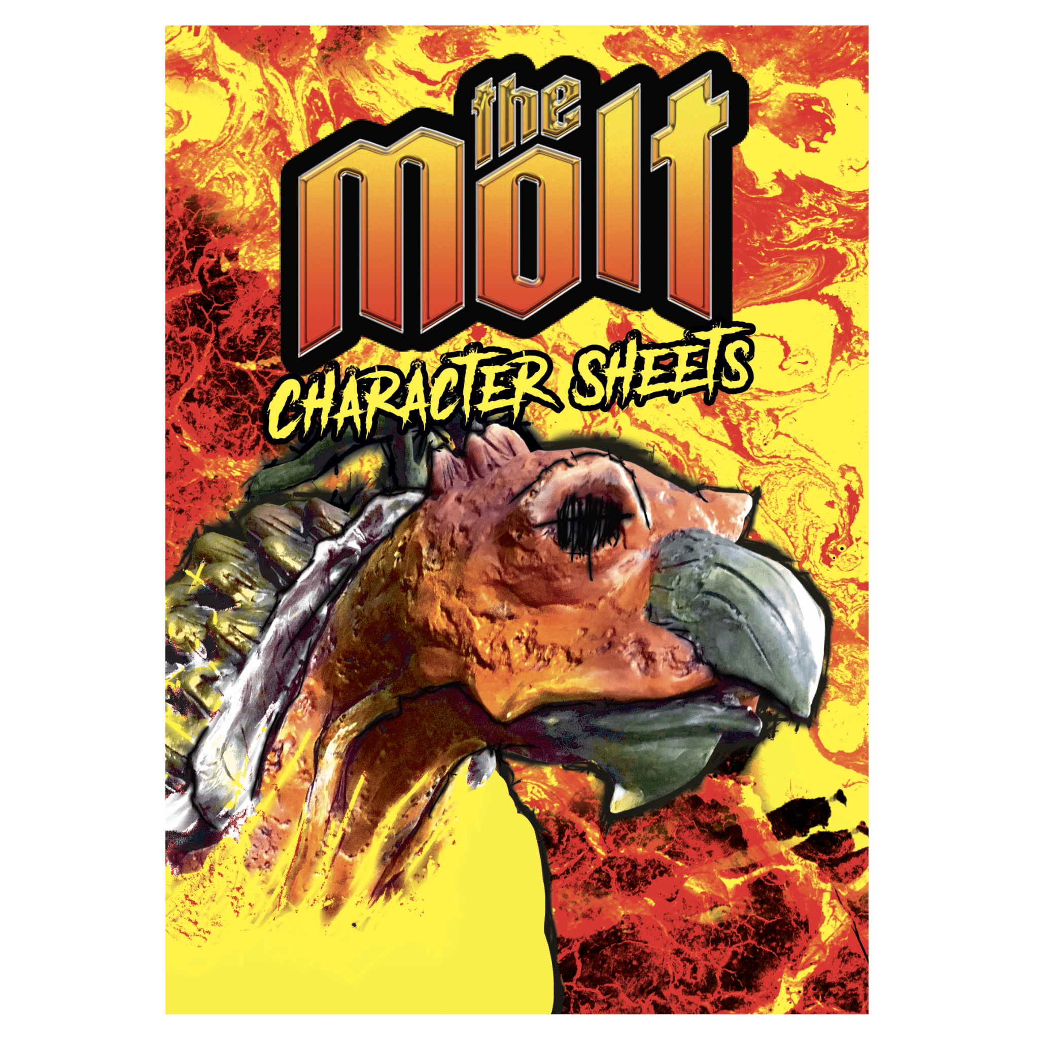 The Molt: Character Sheet Tear - Pad - Exalted Funeral