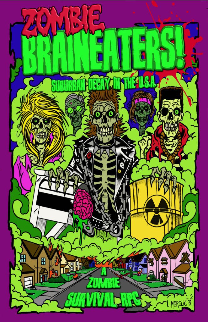 Zombie Braineaters! Suburban Decay In The U.S.A. + PDF - Exalted Funeral