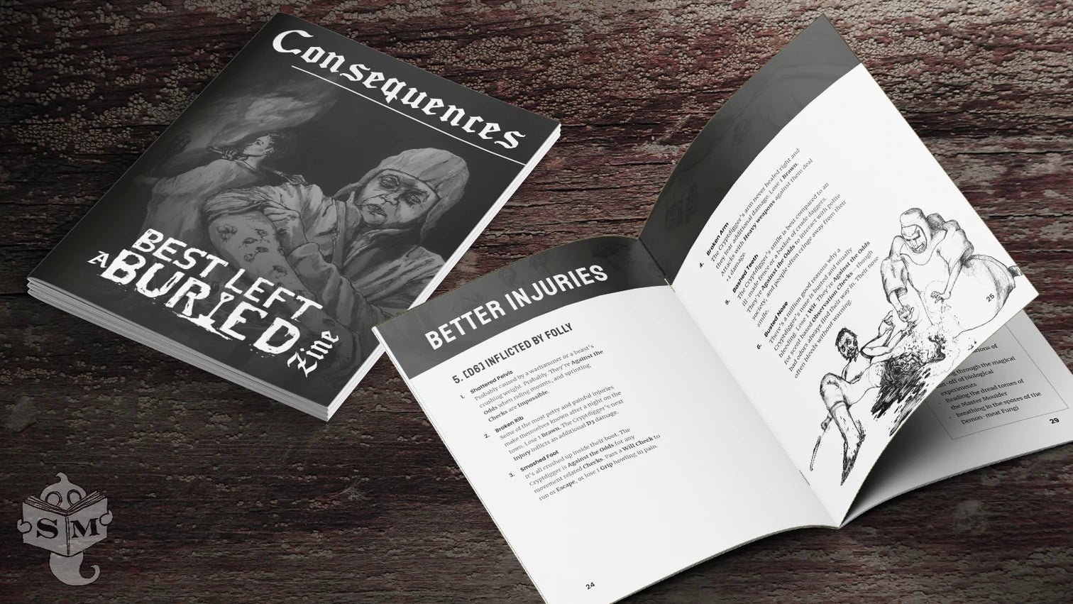 Best Left Buried: Consequences Zine + PDF - Exalted Funeral