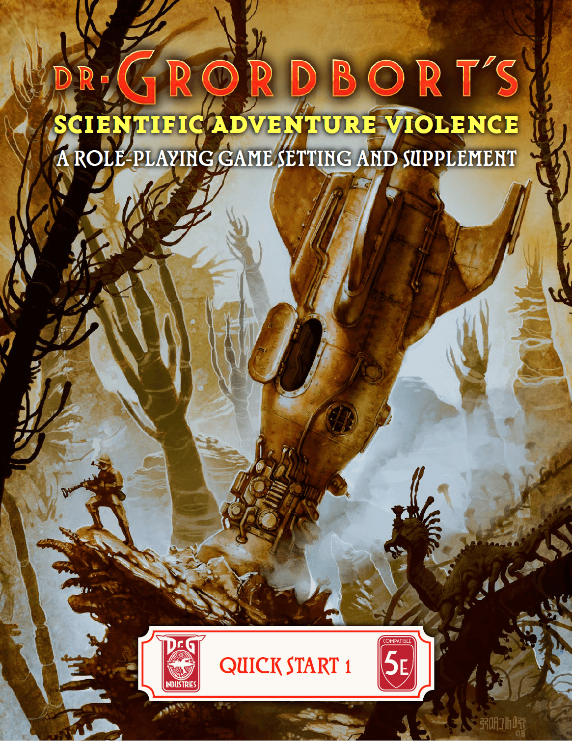 Dr. Grordbort's Scientific Adventure Violence Quick Start and Pregen Bundle