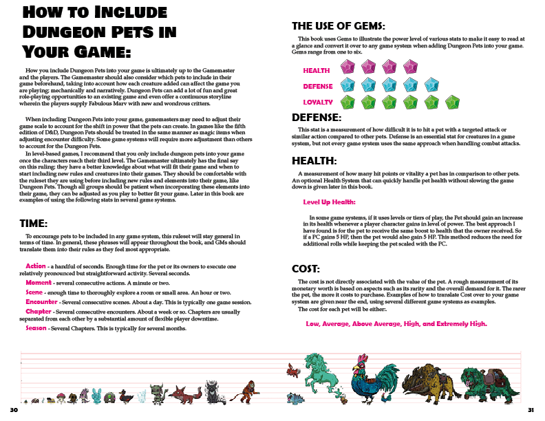 Dungeon Pets + PDF