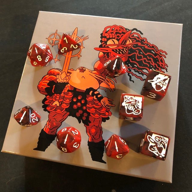 Head Lopper Dice Set + GM Screen Bundle