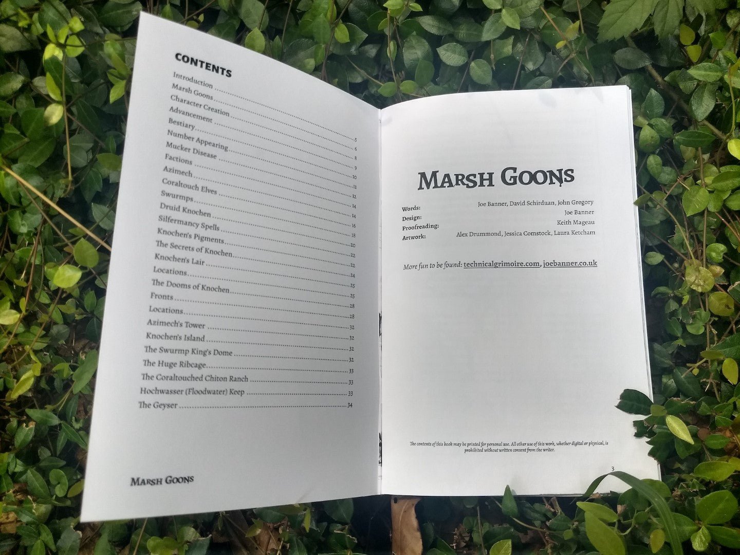 Marsh Goons + PDF - Exalted Funeral