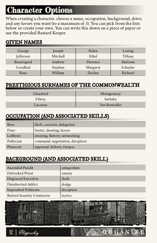 Oligarchy + PDF - Exalted Funeral